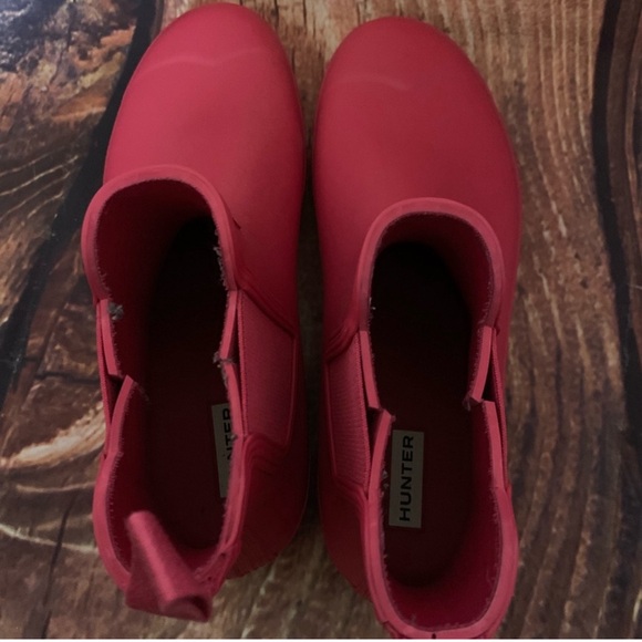 Hunter Chelsea Short Boots Pink! - Picture 4 of 4